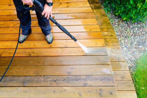 Cost of Deck Power Washing in Endicott