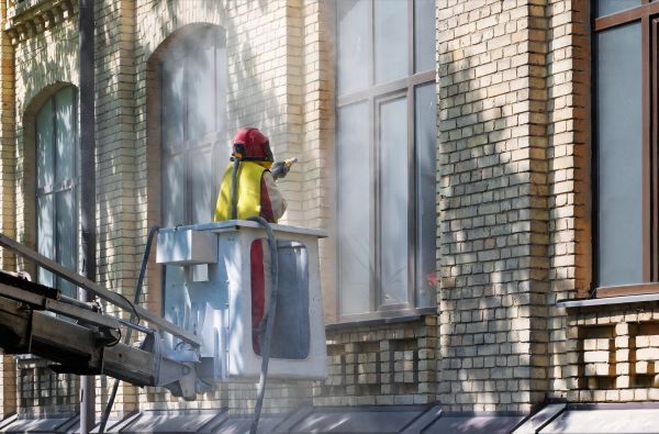 Brick Facade Cleaning in Endicott