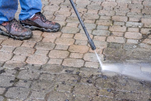 Stone Patio Cleaning in Endicott